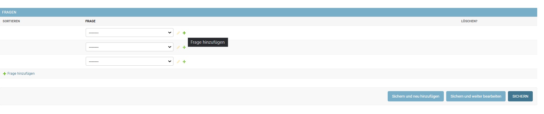 Raetselbot Fragen anlegen