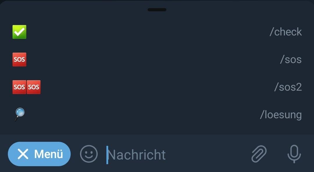 Menü Beispiel